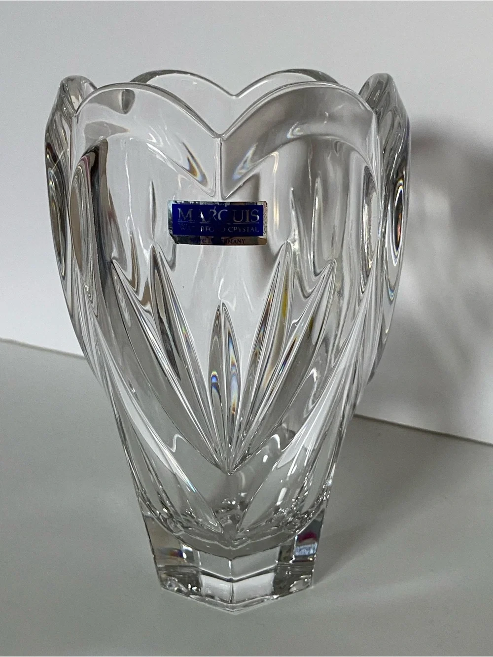 Marquis By Waterford Heart Vase 6.5